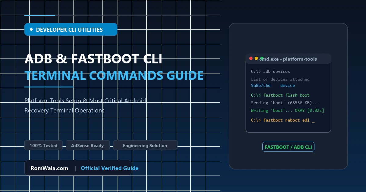 ADB & Fastboot Platform Tools: Complete Setup Guide and Most Useful Recovery Terminal Commands