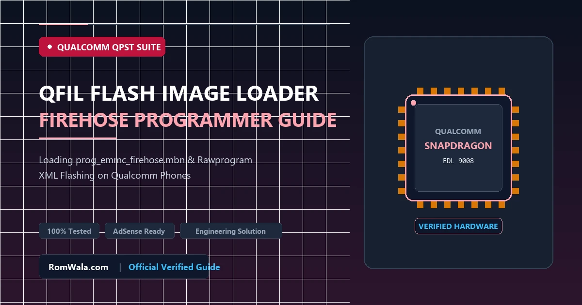 QFIL (Qualcomm Flash Image Loader): Step-by-Step Tutorial on Loading MBN / Firehose Programmers